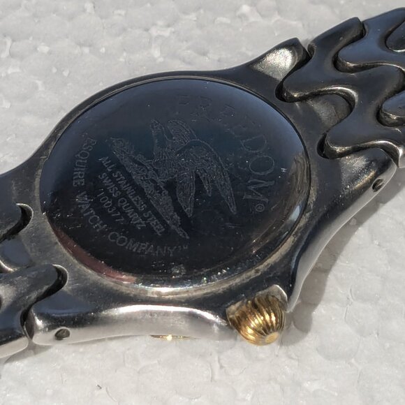 ESQUIRE Freedom Two Tone Date Women's Wristwatch - Picture 7 of 8